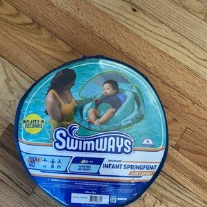 SwimWays Infant Spring Float with Canopy - Blue